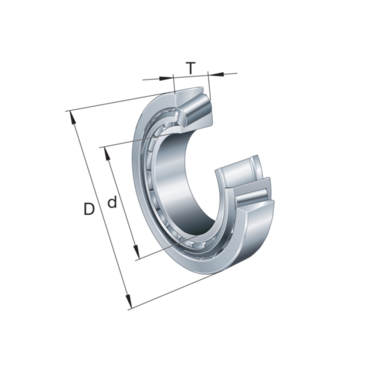Single row tapered roller bearing Inch